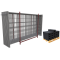 SET two-part | with 20 construction fences and accessories | on transport pallets | Mobile fence ,,Profiwith hooks and eyes